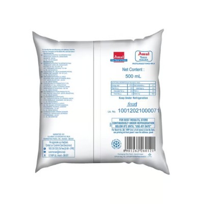 Amul Taaza Toned Fresh Milk